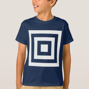 Quadrate innerhalb von Quadraten T-Shirt