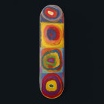 Quadrate mit konzentrischen Kreisen 2 | Kandinsky  Skateboard<br><div class="desc">Color Study: Squares with Concentric Circles 2 ist ein Gemälde von Wassily Kandinsky aus dem Jahr 1913.</div>