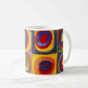 Quadrate mit konzentrischen Kreisen Kandinsky Kaffeetasse