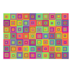Quadrate-Muster Fotodruck