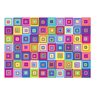 Quadrate-Muster Fotodruck