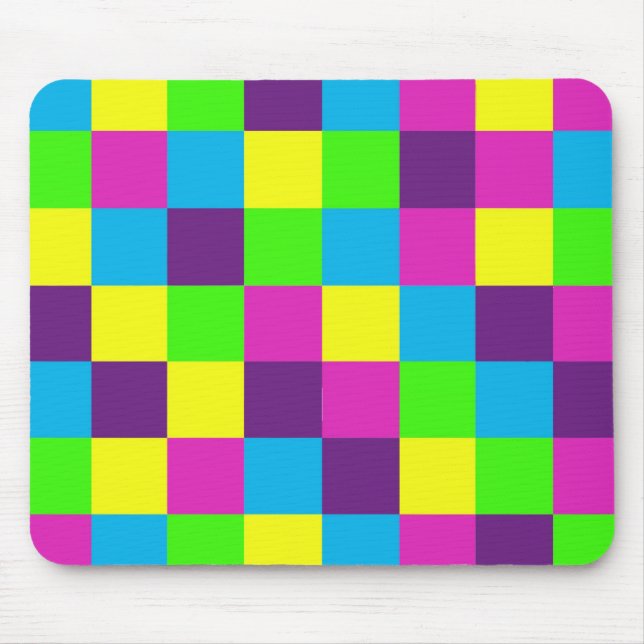 Quadrate  Muster Mousepad (Vorne)