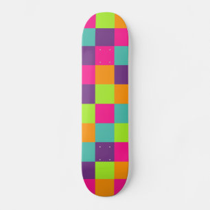 Quadrate-Muster Skateboard