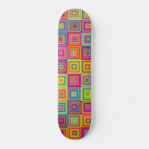 Quadrate-Muster Skateboard