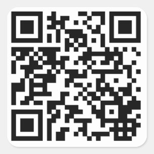 Quadratische Aufkleber