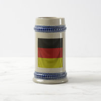 quadratische deutsche Flagge drapiert