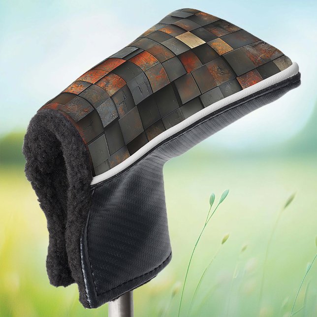 Quadratische Felder Abstrakt Golf Headcover (Von Creator hochgeladen)