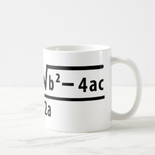 quadratische Formel Kaffeetasse