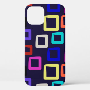 Quadratische geometrische Malerei, nahtloses Desig Case-Mate iPhone Hülle