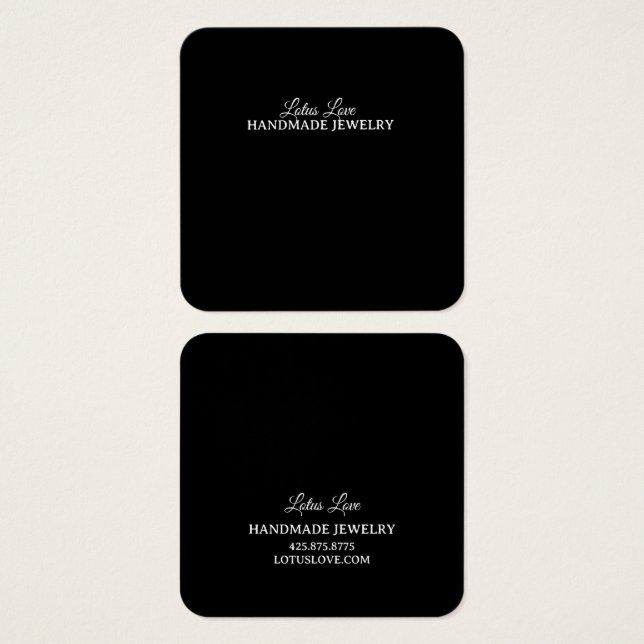 Quadratische Mighty Size Profilkarte, 3,5" x 2,5" (Vorne & Hinten)