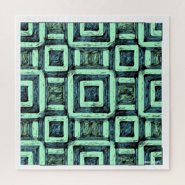 Quadratische Obsession Puzzle (Vertikal)