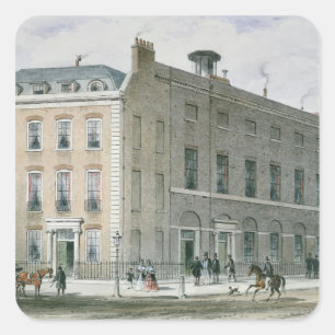 Quadratische Räume Hannovers für Konzerte Quadratischer Aufkleber