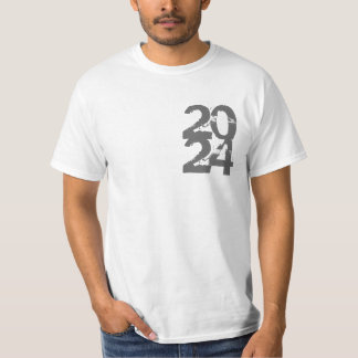 Quadratische Schrift 2024 T-Shirt