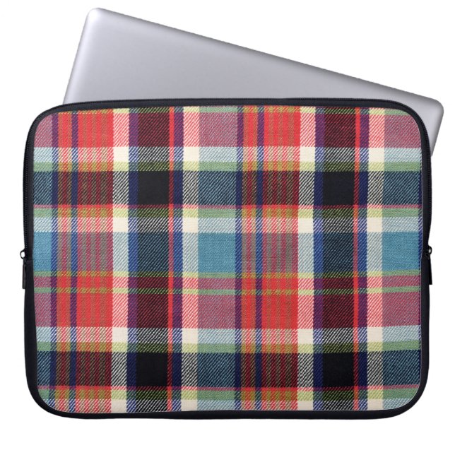 quadratische Textur  Laptopschutzhülle (Vorderseite)