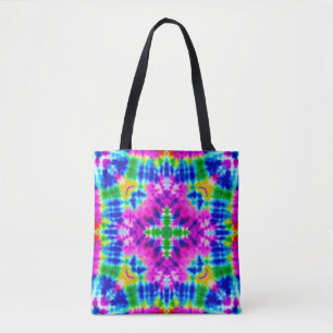 Quadratische Tie-Dye-Tasche