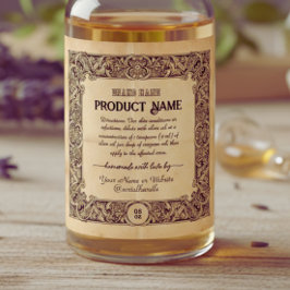 Quadratische Vintage-Potion-Apotheker-Stil-Etikett Quadratischer Aufkleber