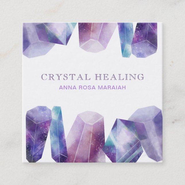 * QUADRATISCHE VISITENKARTE (Vorderseite)