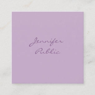  QUADRATISCHE VISITENKARTE