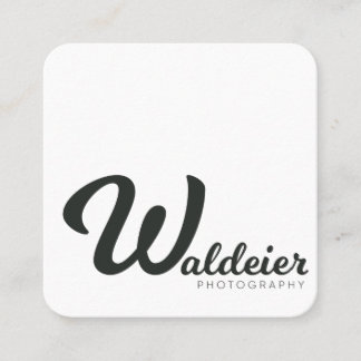 Quadratische Visitenkarten Quadratische Visitenkarte