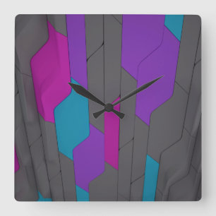  QUADRATISCHE WANDUHR
