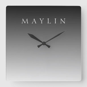 QUADRATISCHE WANDUHR