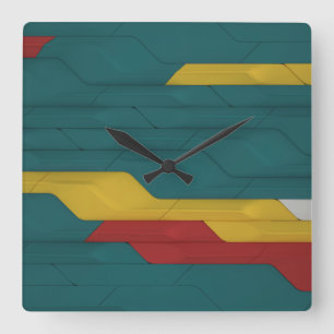  QUADRATISCHE WANDUHR