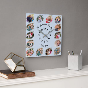  QUADRATISCHE WANDUHR