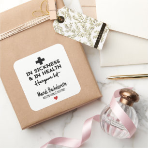 QUADRATISCHER AUFKLEBER