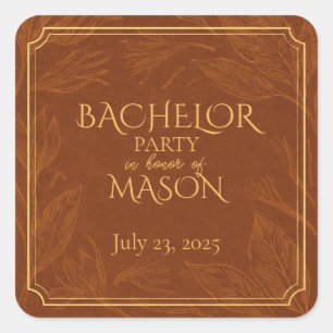 QUADRATISCHER AUFKLEBER