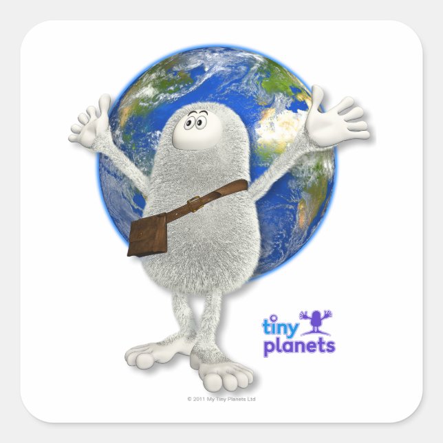  QUADRATISCHER AUFKLEBER (Vorderseite)