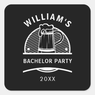  QUADRATISCHER AUFKLEBER