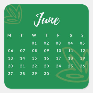  QUADRATISCHER AUFKLEBER