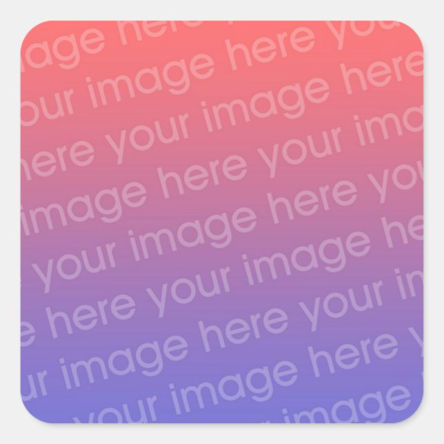 Quadratischer Aufkleber Foto 4 x 3 (Vorderseite)