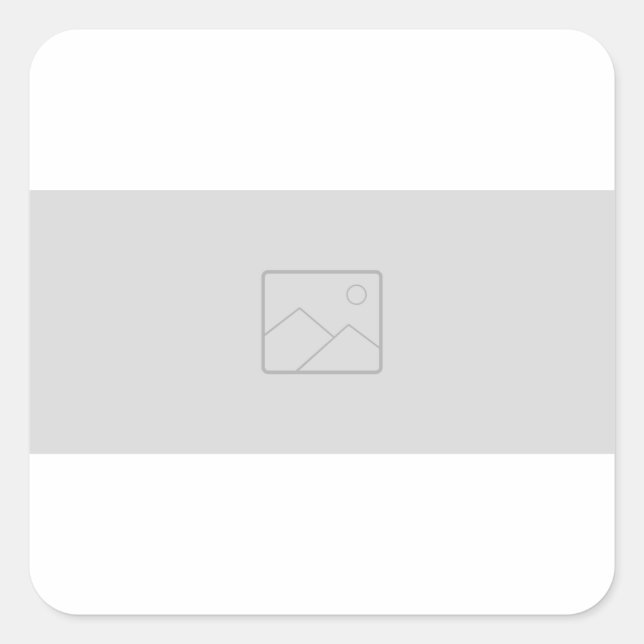 Quadratischer Aufkleber mit Ihrem Bild (Vorderseite)