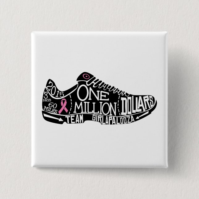 " quadratischer Knopf 2x2 Button (Vorderseite)