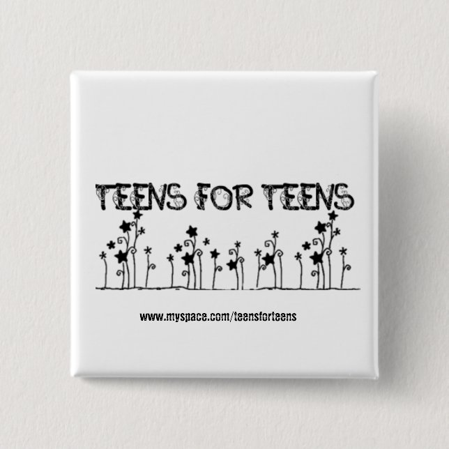 Quadratischer Knopf - besonders angefertigt Button (Vorderseite)