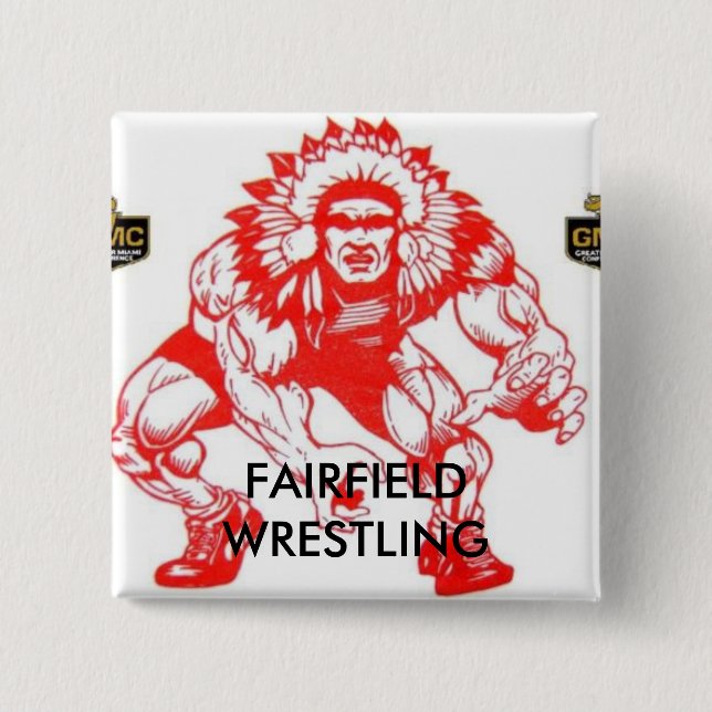 Quadratischer Knopf - besonders angefertigt Button (Vorderseite)