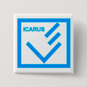 quadratischer Knopf Button