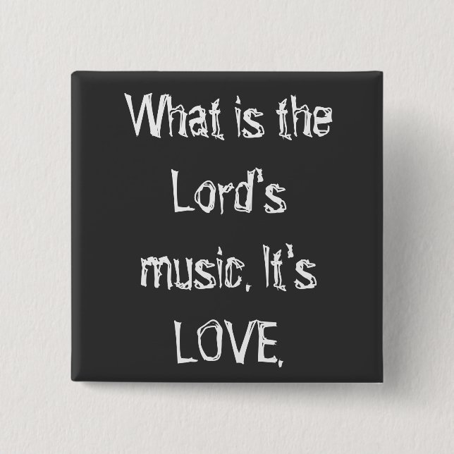 Quadratischer Knopf Button (Vorderseite)