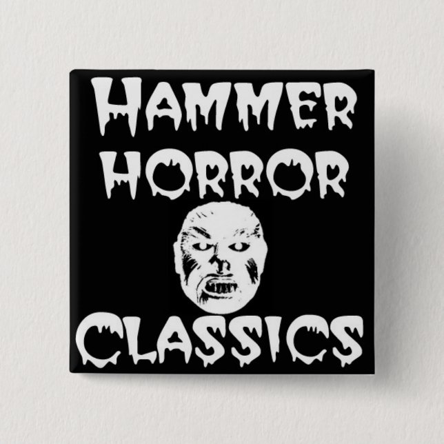 Quadratischer Knopf Button (Vorderseite)