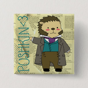 Quadratischer Knopf Pushkin Button