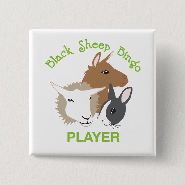 Quadratischer Knopf; Spieler Button (Vorderseite)