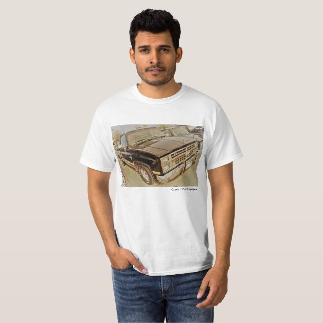 Quadratischer Körper Chevy C10 T-Shirt (Vorne ganz)