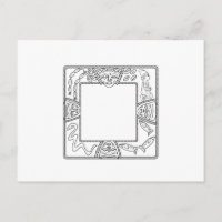Quadratischer Opon Ifa Weissagungs-Behälter