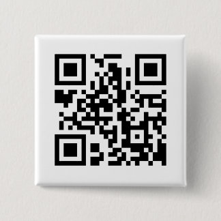 Quadratischer QR Code-Knopf Button