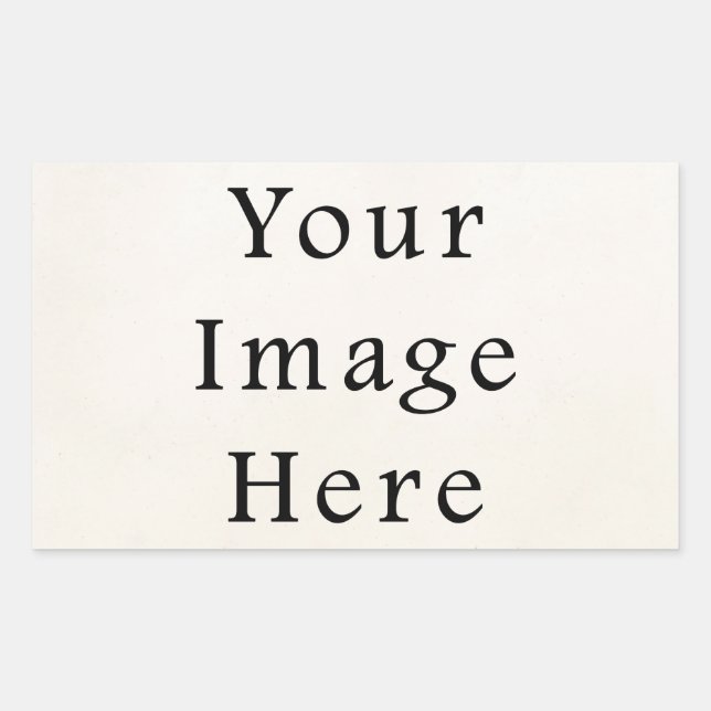 Quadratischer Rechteck-Aufkleber Personalisiert Rechteckiger Aufkleber (Vorderseite)