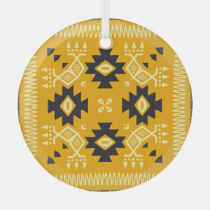 Quadratischer Schal, Paisley-Blumen-Batik. Ornament Aus Glas