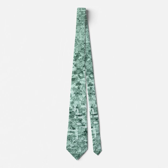 Quadratischer Sequins-Glitzer-Schein-glänzender Krawatte (Vorderseite)