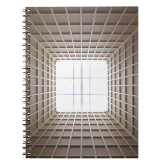 quadratischer Tunnel Notizblock