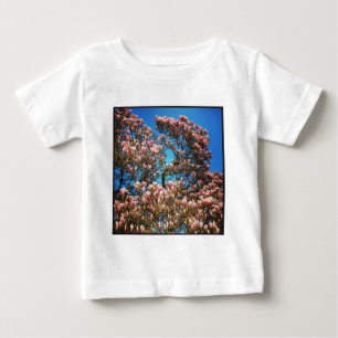 Quadratisches Foto - Magnolienblüte Baby T-shirt